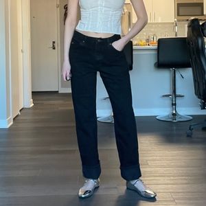 Vintage Lee Black Denim Jeans